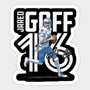 Jared Goff Detroit Inline Sticker